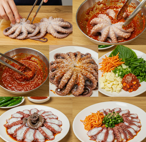 낙지 숙회