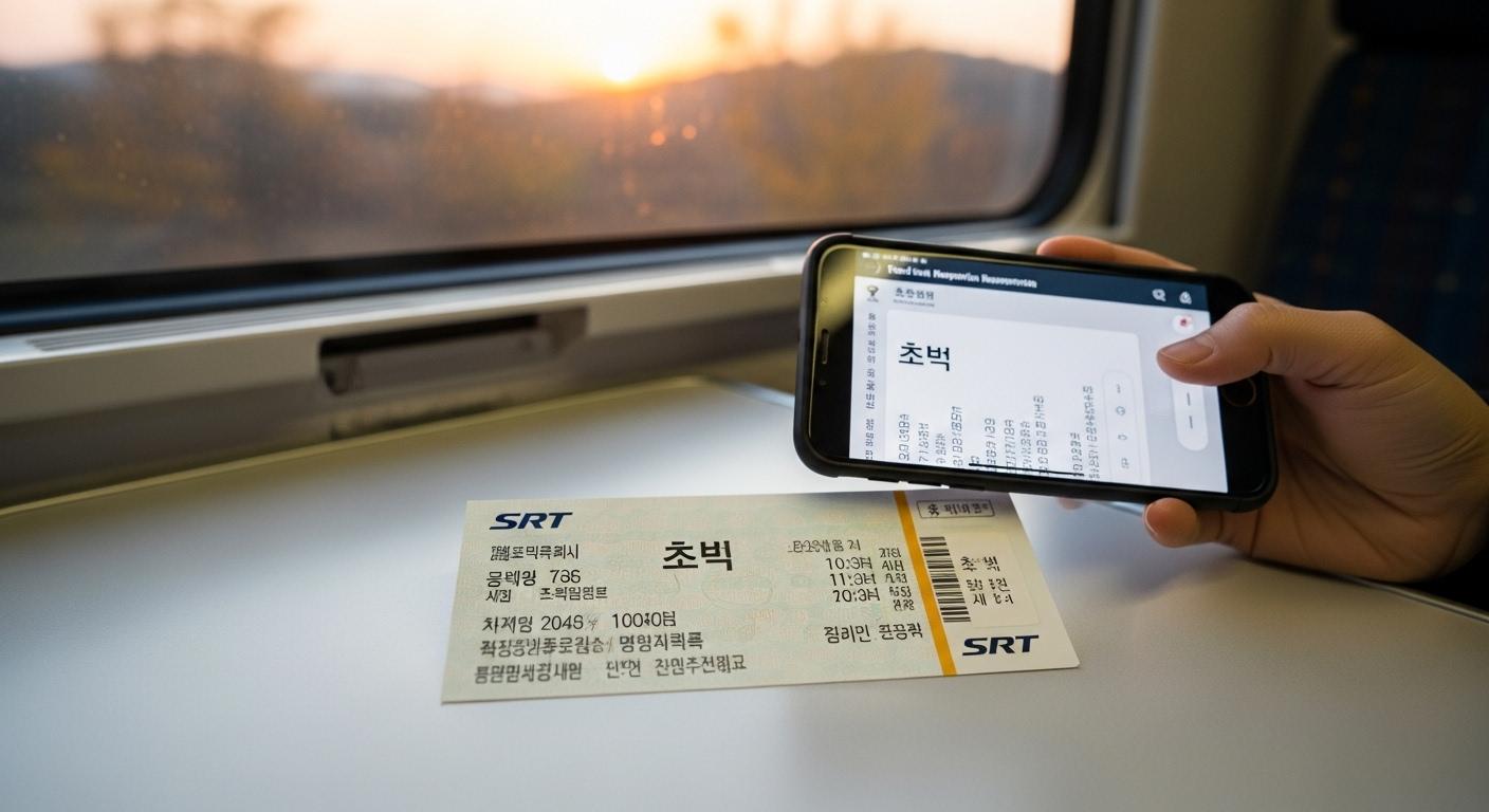 추석 srt기차표 예매
