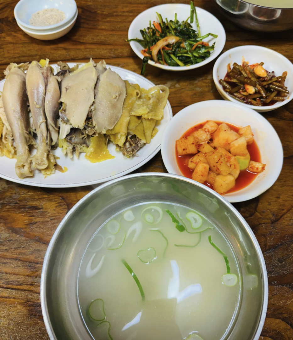 식객 허영만의 백반기행 황평집닭곰탕 닭곰탕 닭찜