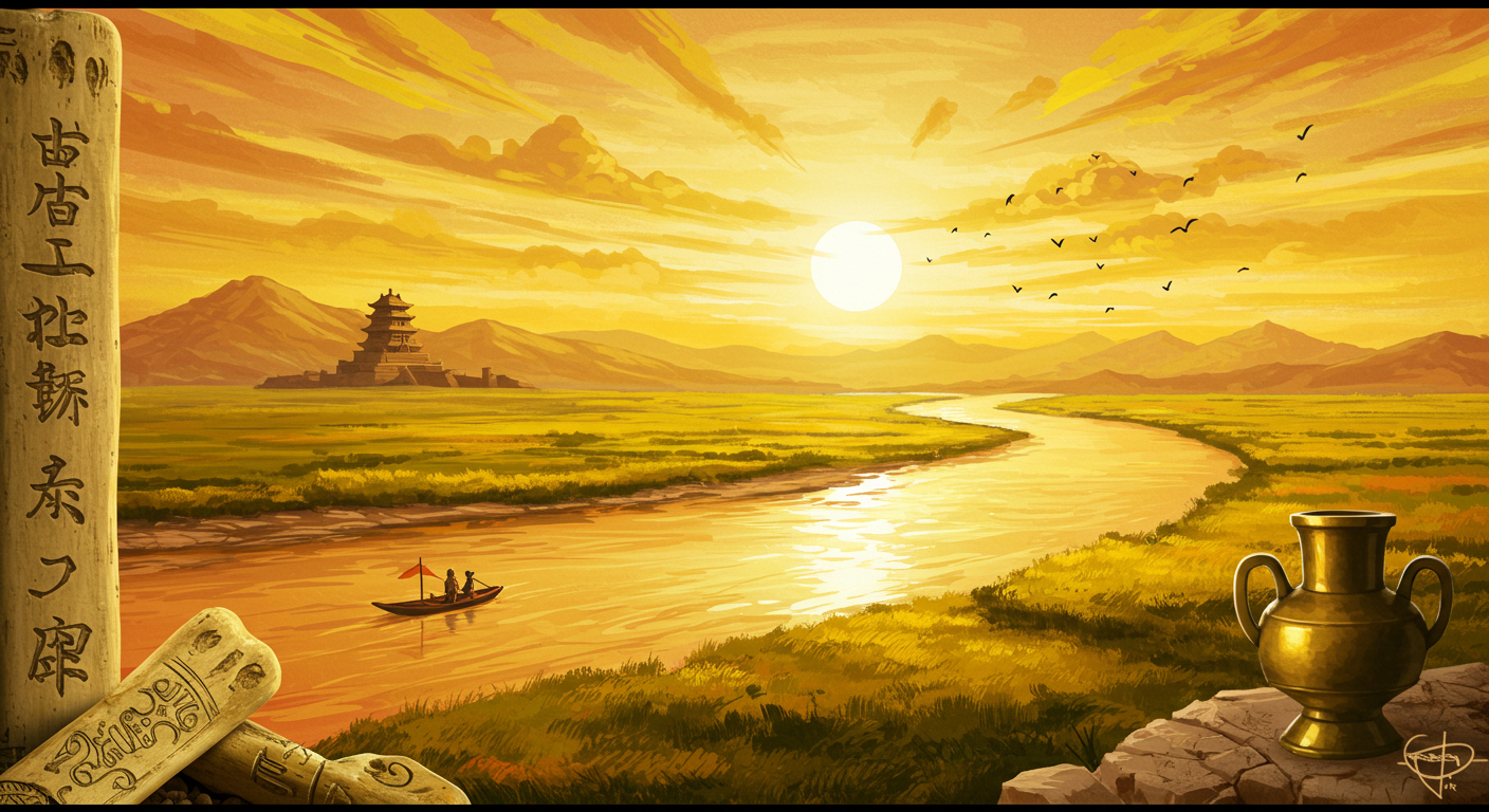 황하 문명: '누런 강'에서 꽃핀 5천년 중국 역사의 시작