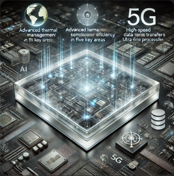 글라스기판이 반도체 효율성을 혁신하는 5가지 방법