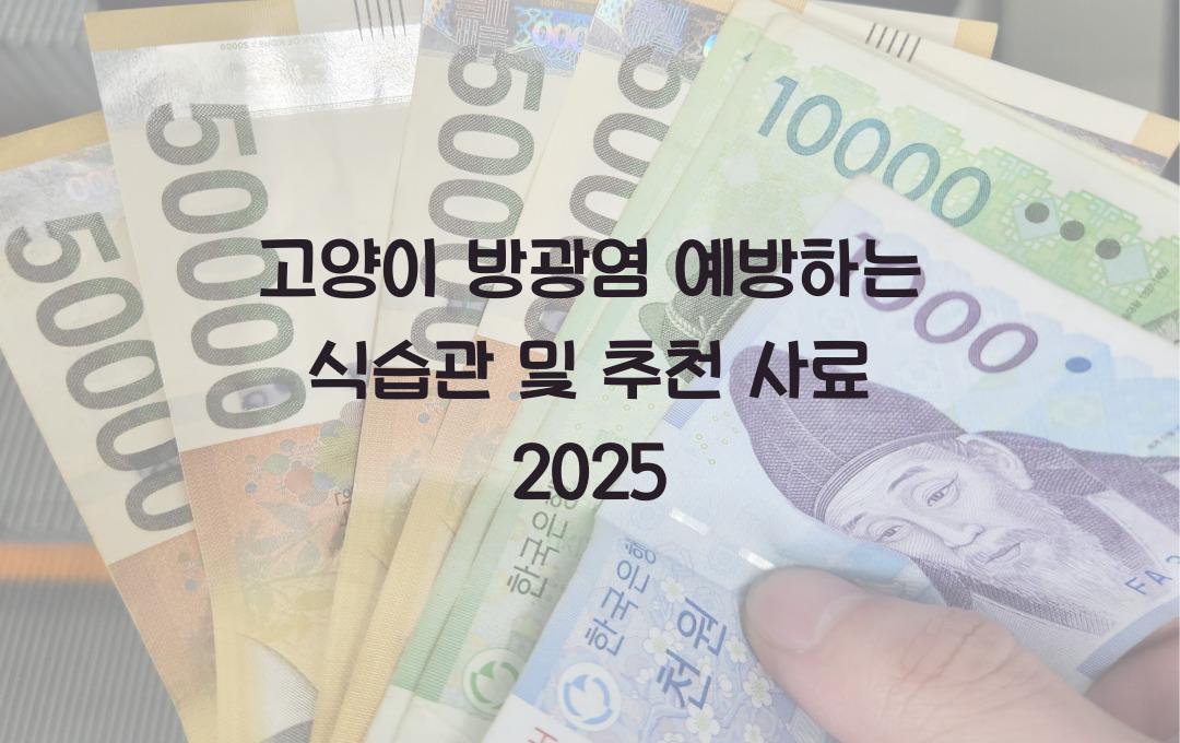 고양이 방광염 예방하는 식습관, 건강한 배뇨를 위한 사료 추천
