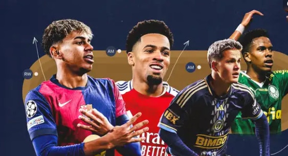 야말을 비롯한 전 세계 축구 유망주 사진