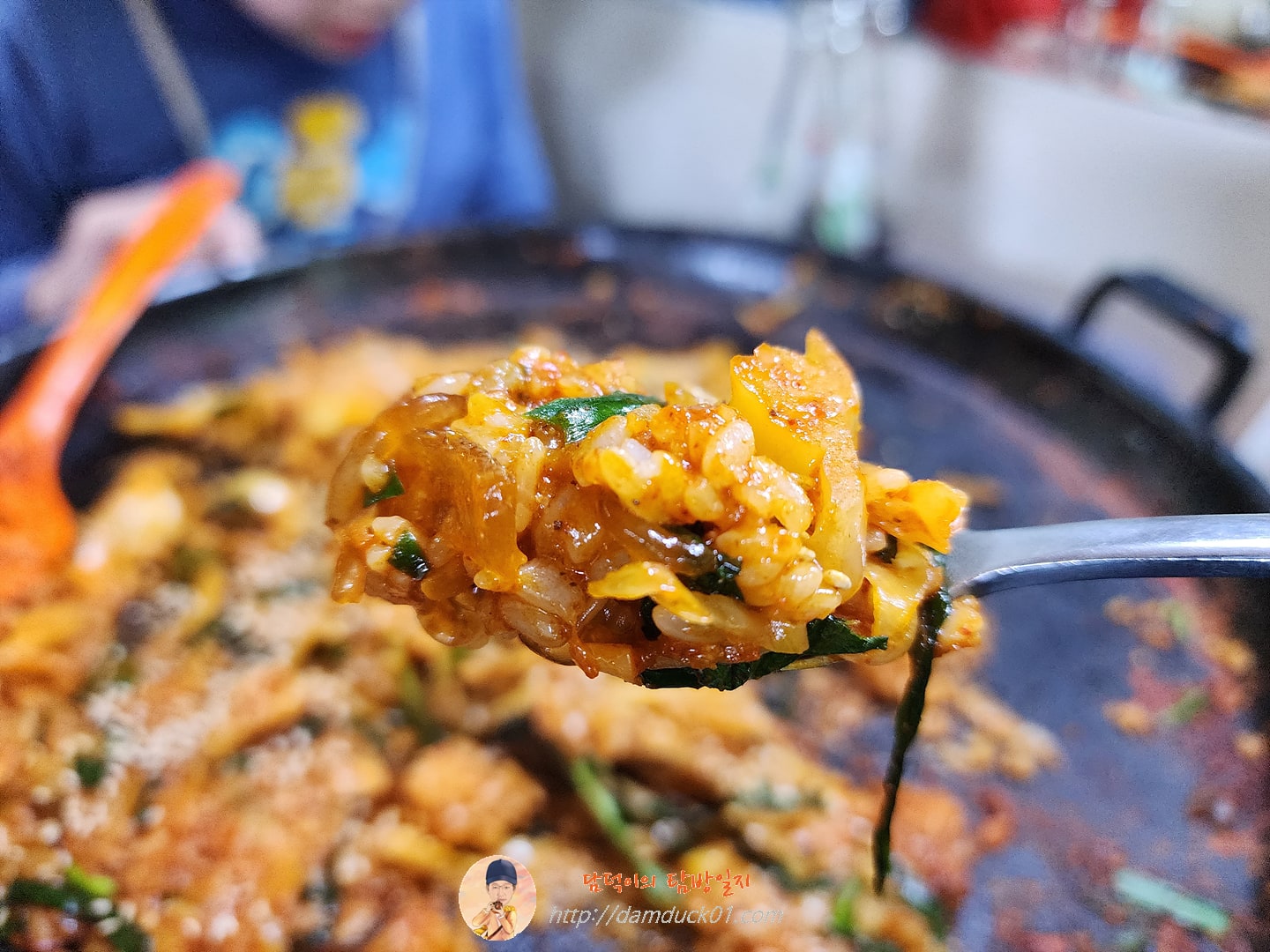 순대곱창볶음 볶음밥