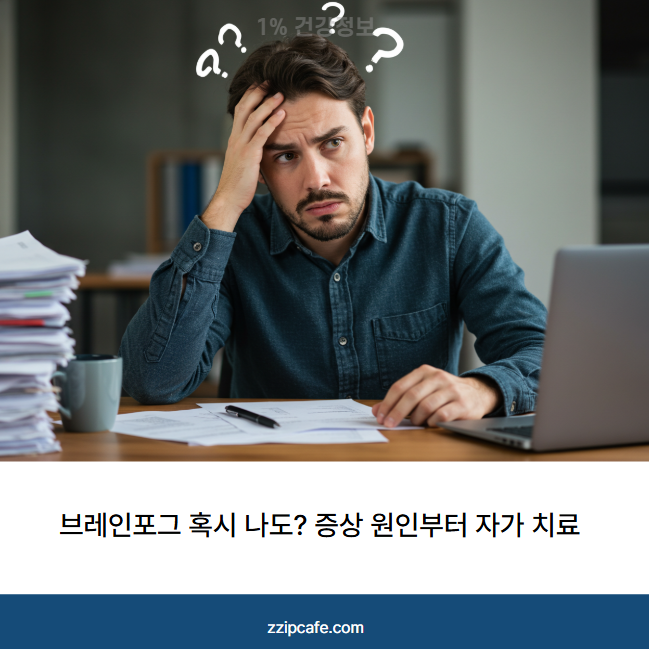 브레인포그 혹시 나도? 증상 원인부터 자가 치료 병원 정보까지 완벽 정리!