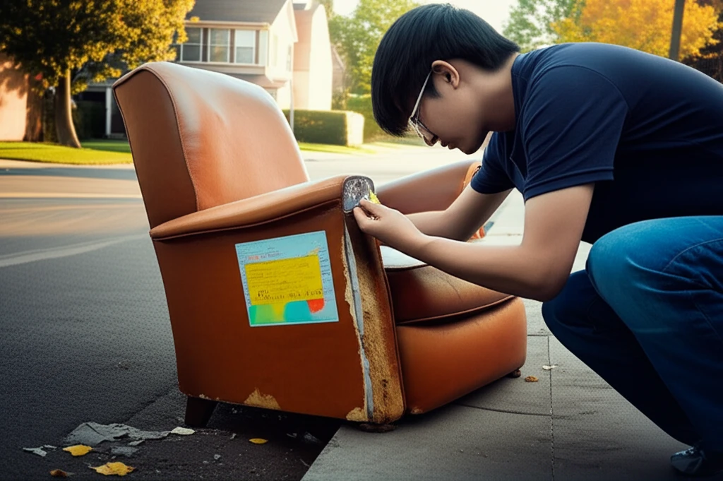 황학동 대형폐기물 무단투기 과태료 피..