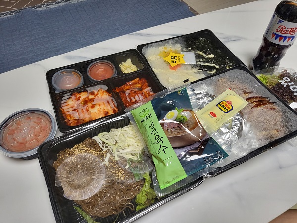 청담족발 반반족발 세팅