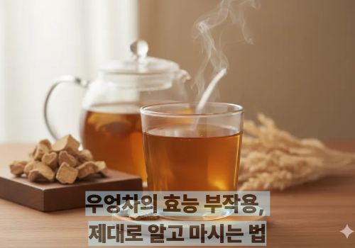 우엉차의 효능 부작용, 제대로 알고 마시는 법