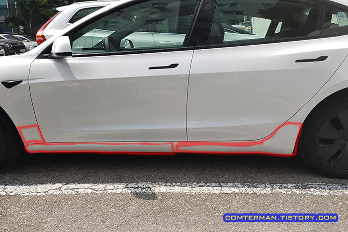 테슬라 모델3 하이랜드 PPF 시공
