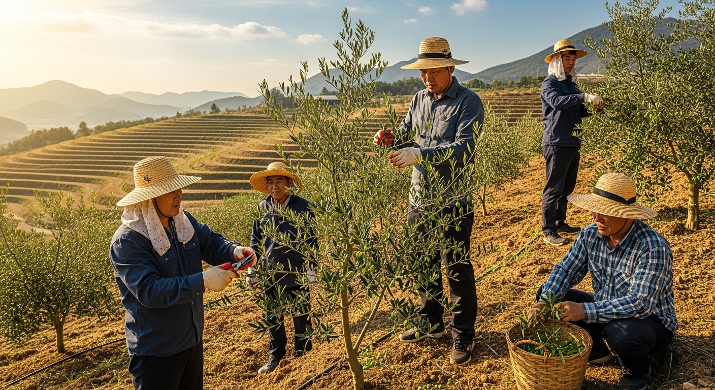 지구 온난화가 올리브나무 생장에 미치는 제주 지역 영향