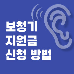 노인 보청기 지원금
