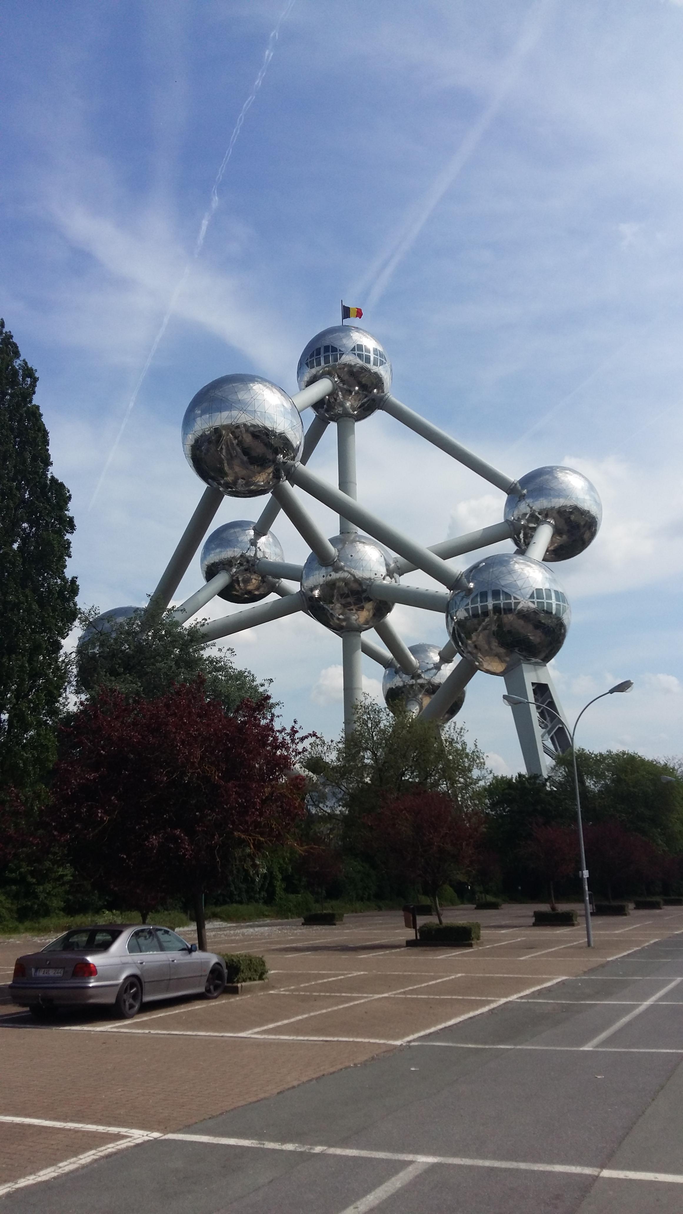 벨기에 브뤼셀 멀리서 본 아토미움