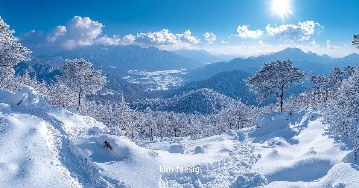 가지산의 사계절