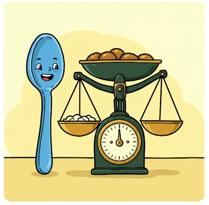 1티스푼-몇그램