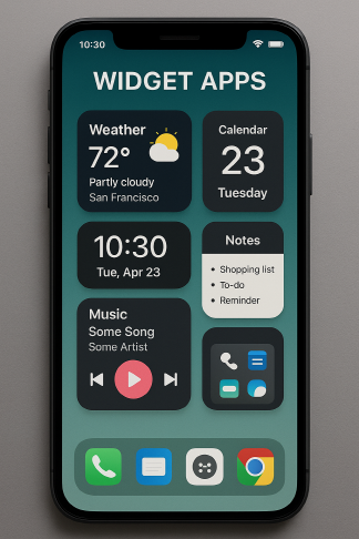 안드로이드 위젯 추천앱