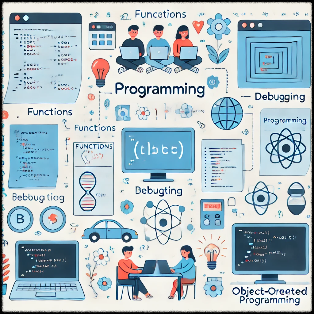 기본 프로그래밍 개념을 설명하는 이미지