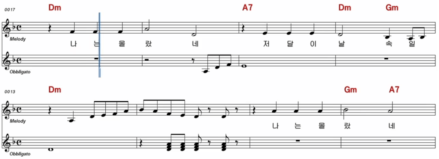 임영웅(손인호) 나는 울었네 악보