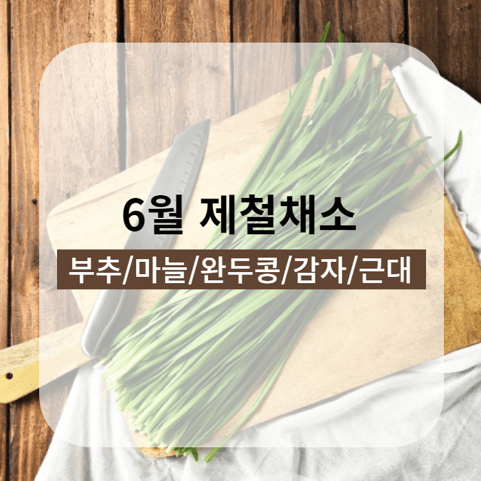 6월제철채소