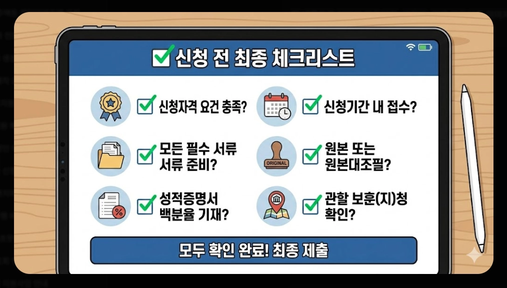 국가보훈대상자 보훈장학금 신청자격,신청방법