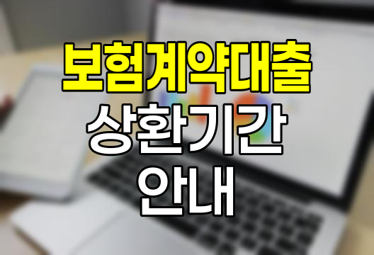 한화손해보험 보험계약대출 상환기간