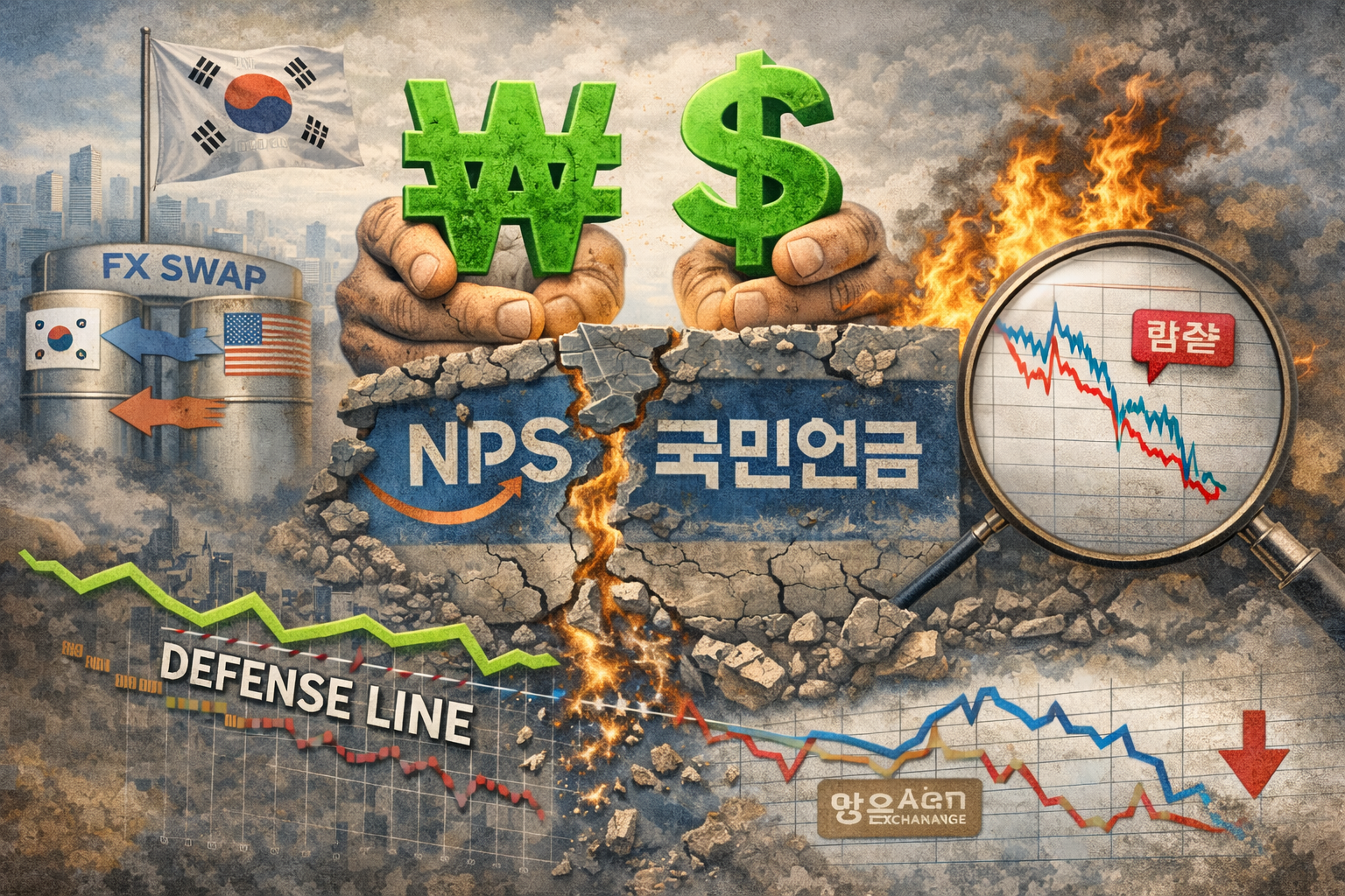 국민연금 환율방어 한계(외한스와프, 국민연금 패턴, 방어선과 확인지표)