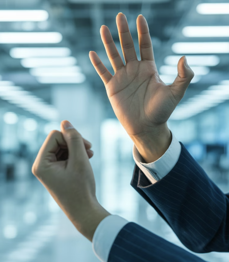 일상 속 간단한 손목 스트레칭