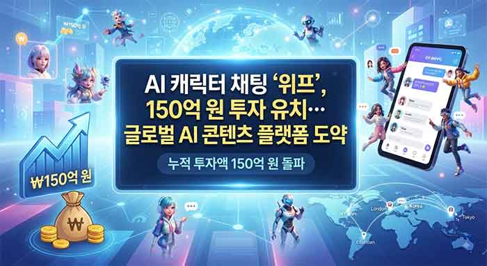 캐릭터와 텍스트로 표현.