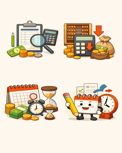 부가세 계산 과정 아이콘