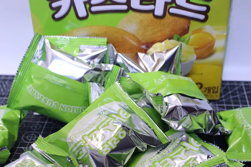 오리온 카스타드 개별 포장