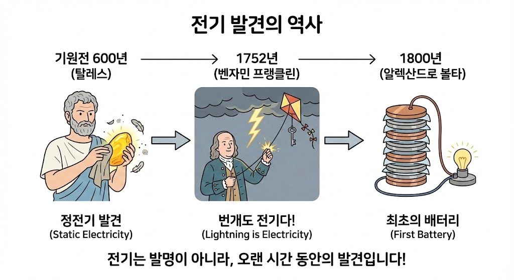 ⚡️ 2편 전기는 에디슨이 발명했다 NO! 2400년의 발견 스토리