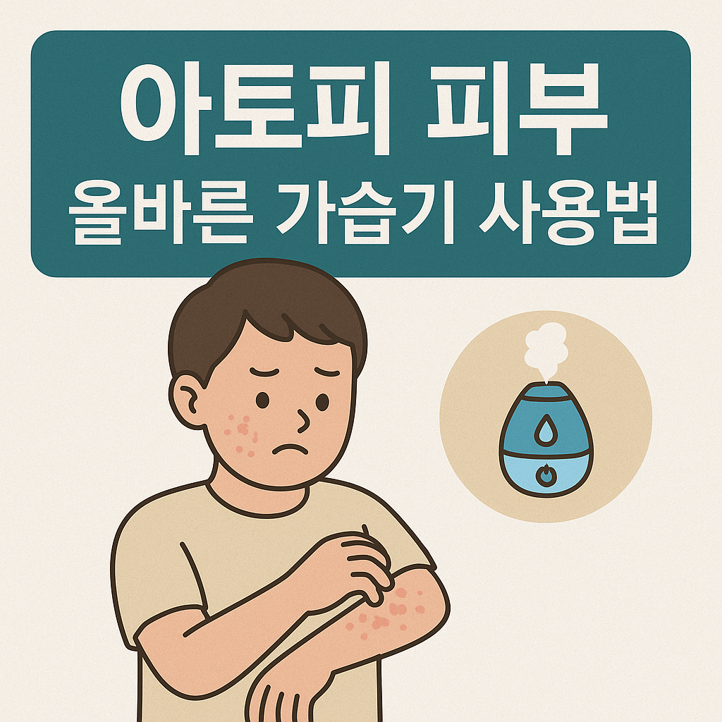 아토피 피부, 올바른 가습기 사용법
