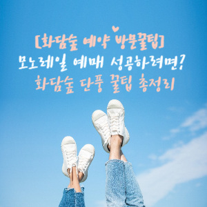 화담숲 모노레일 예약