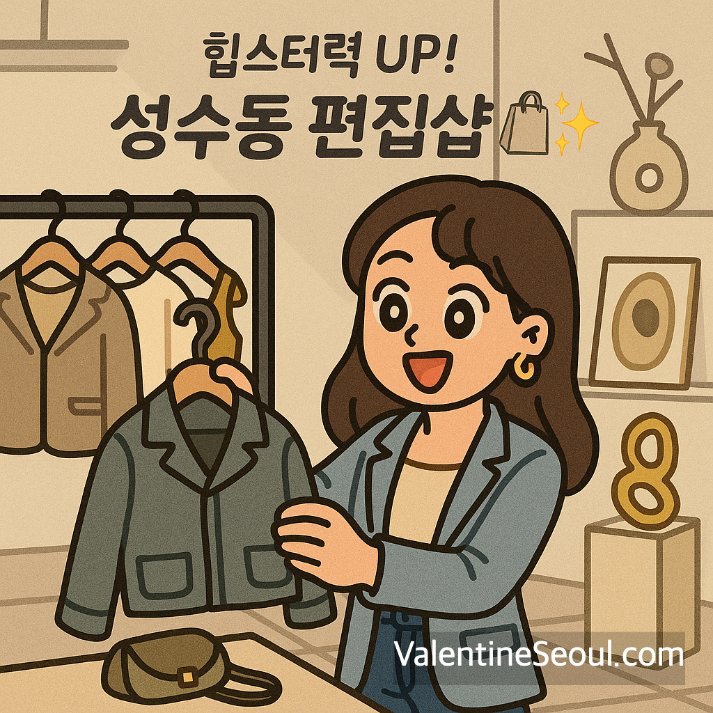 힙스터력 UP! 성수동 편집샵🛍️✨