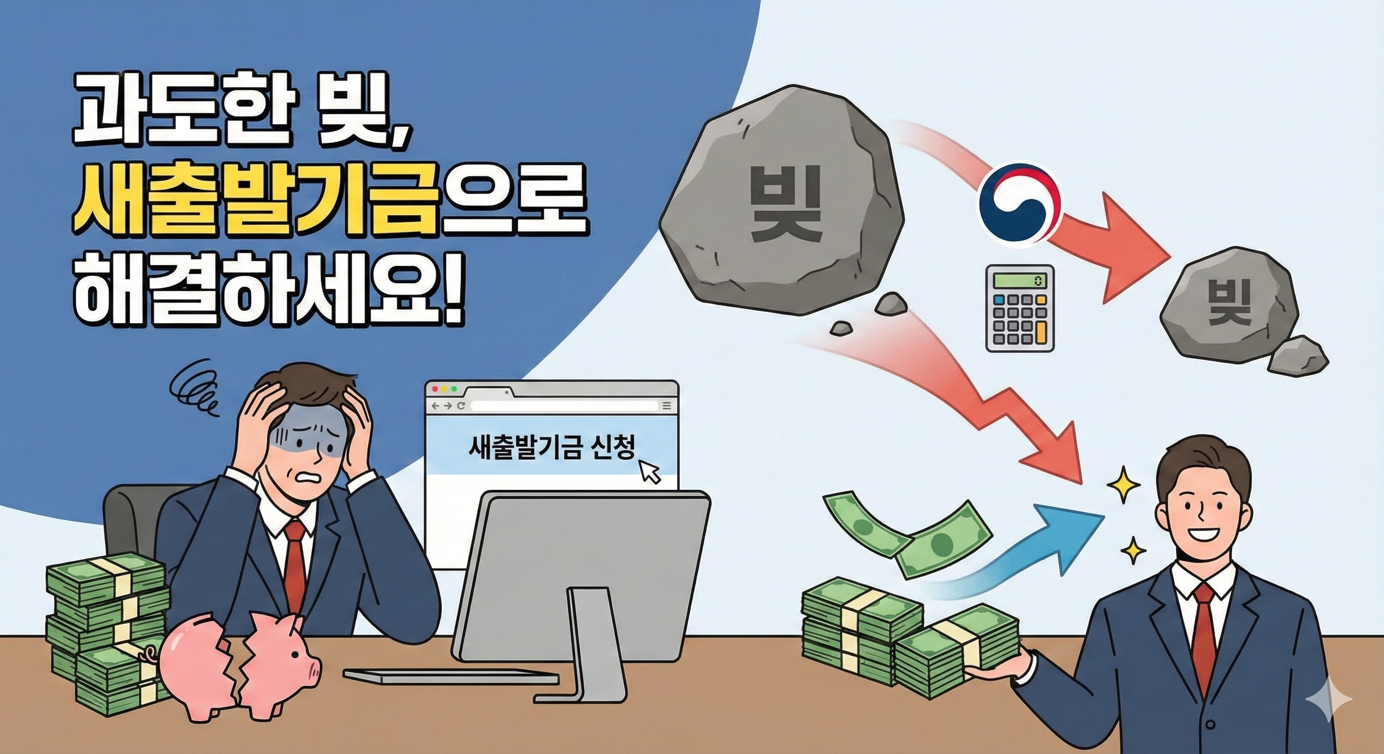 빚 90% 탕감 실화? 소상공인 새출발기금 신청 자격 및 혜택 (폐업 전 필독)