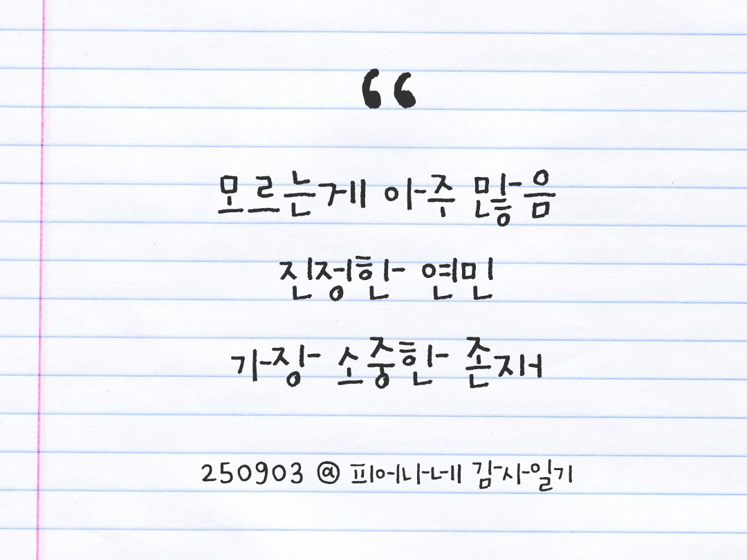 25년 9월 3일 오늘 내 마음 기록하기 감사노트, 감사를 통해 발견한 행복, 오늘 감사한 순간들 by 피어나네 감사일기