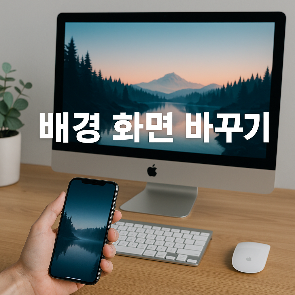 배경 화면 바꾸기 &ndash; 스마트폰과 PC를 내 스타일로 꾸미는 방법