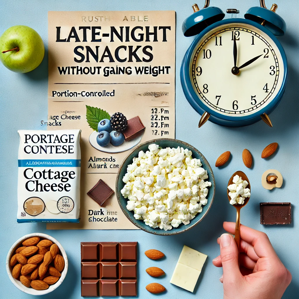 야식을 먹어도 살 안 찌는 법에 대한 이미지