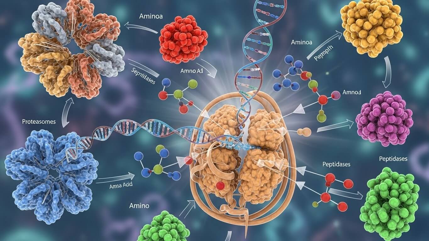 히스타민과 단백질 대사가 조직 성장과 생리학적 회복에 미치는 영향