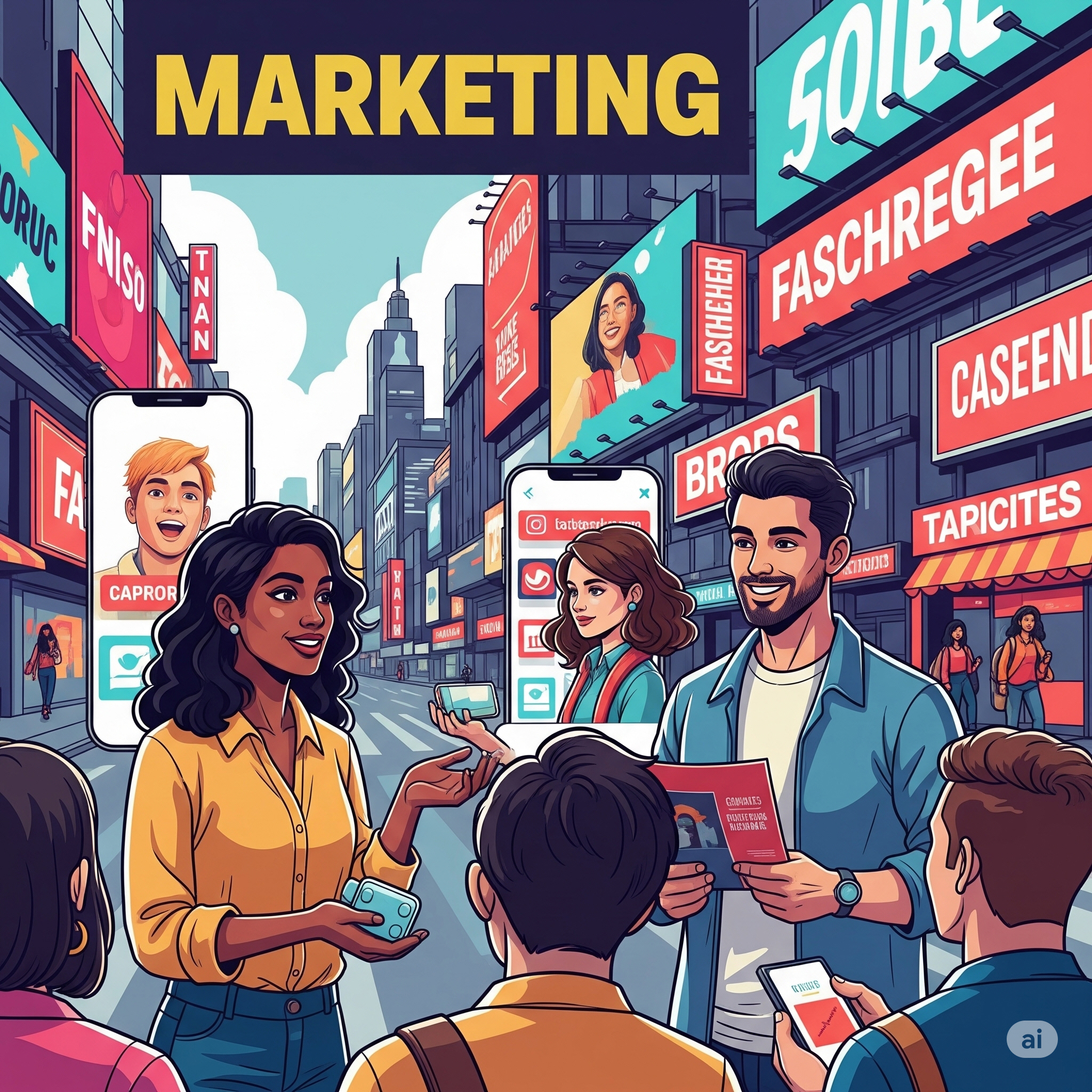 일상생활에 수많은 마케팅에 노출되어 있는 우리 모습