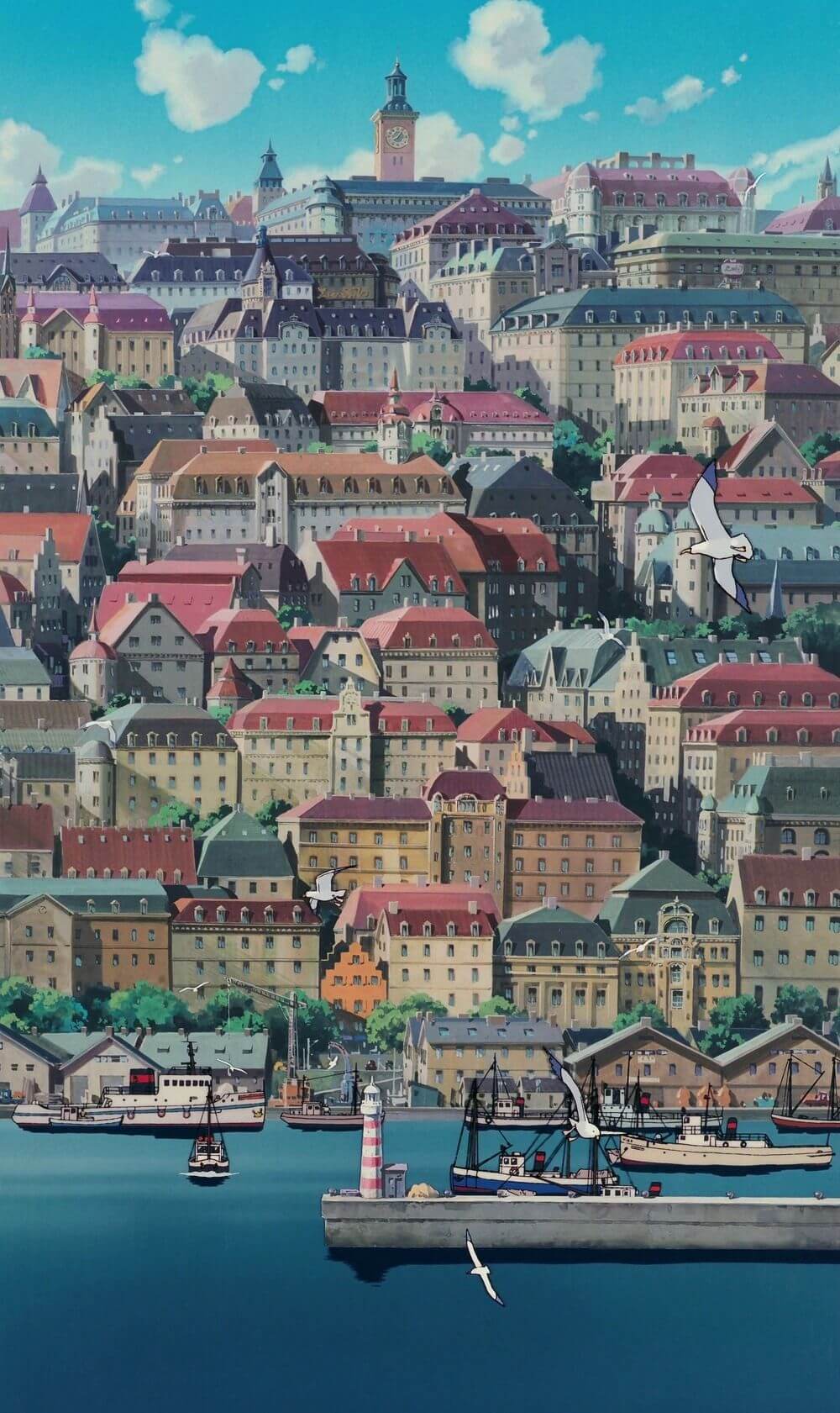 마녀 배달부 키키 배경 도시 실제 모델 어디일까