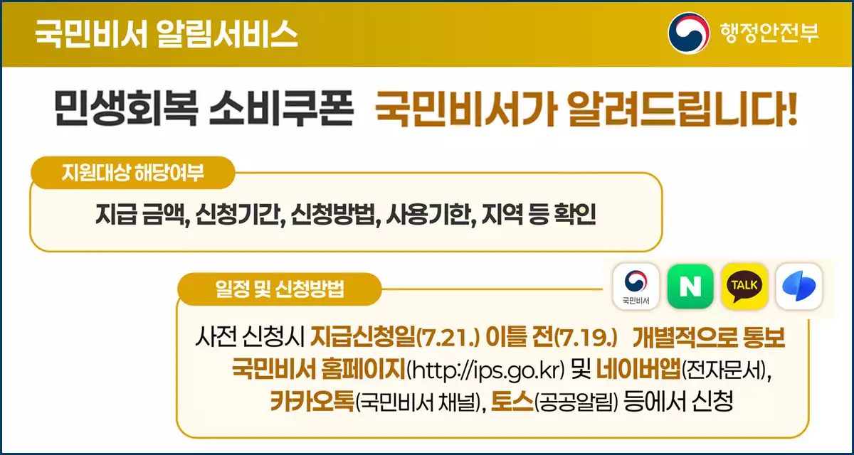 국민비서 알림서비스