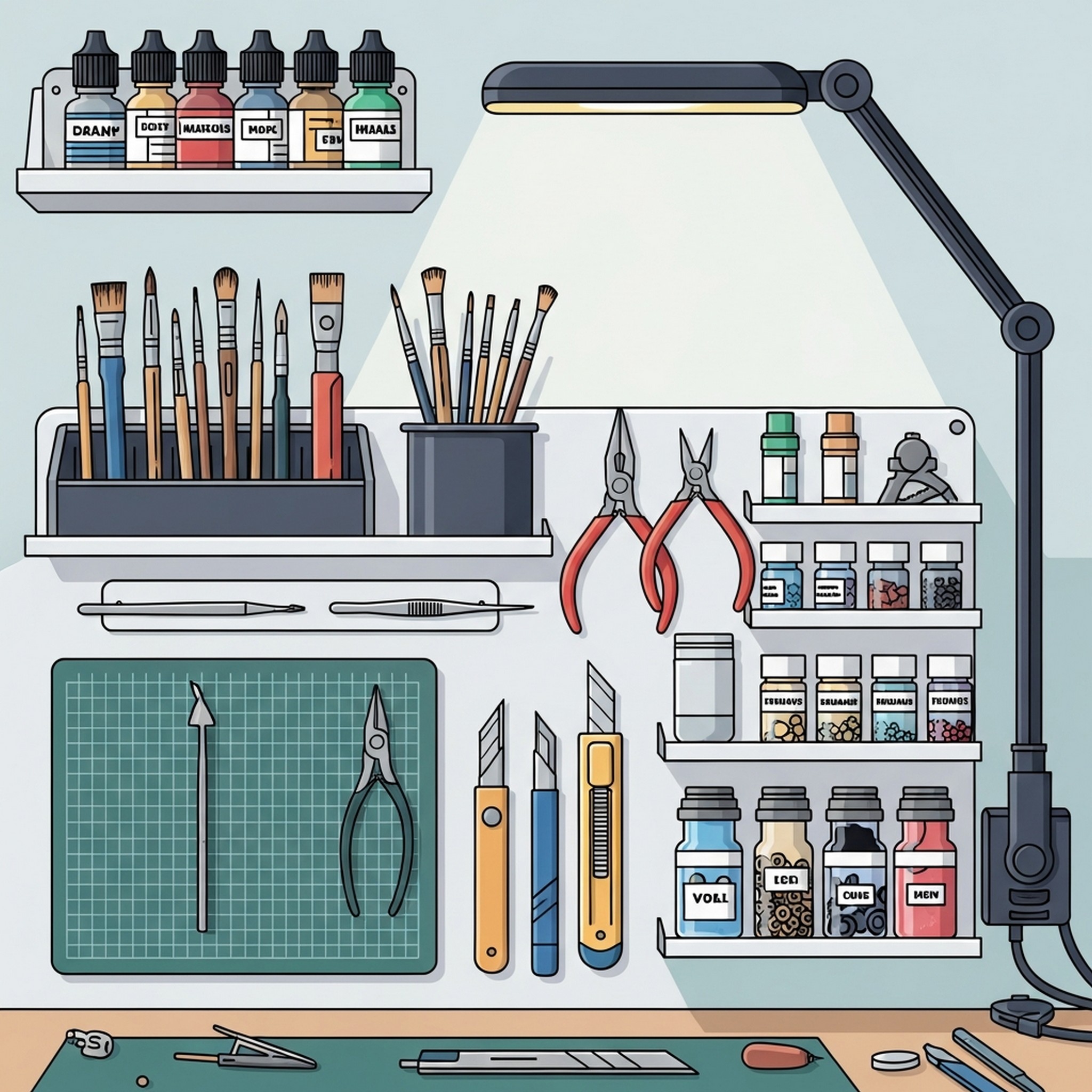 취미도구 정리 공간