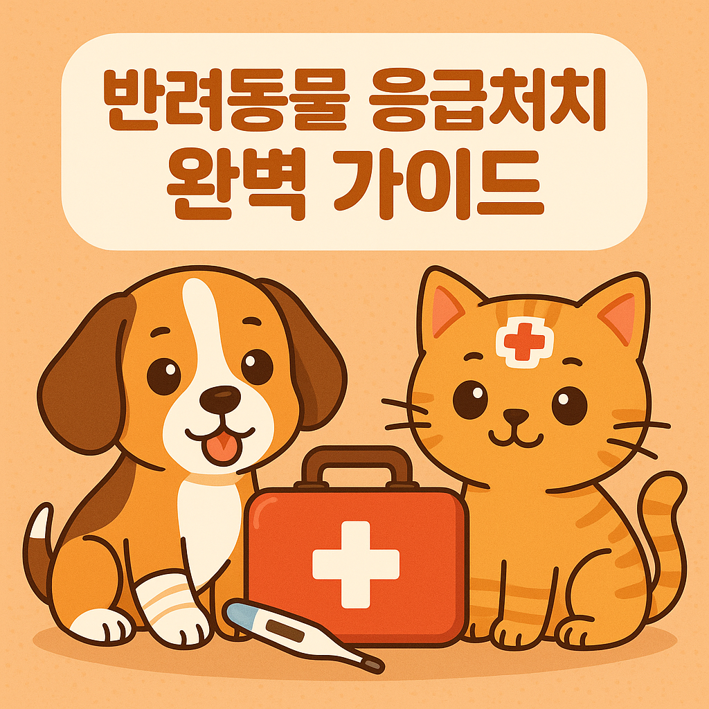반려동물 응급처치 완벽 가이드
