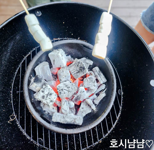 파라365펜션 바베큐 마시멜로 구이