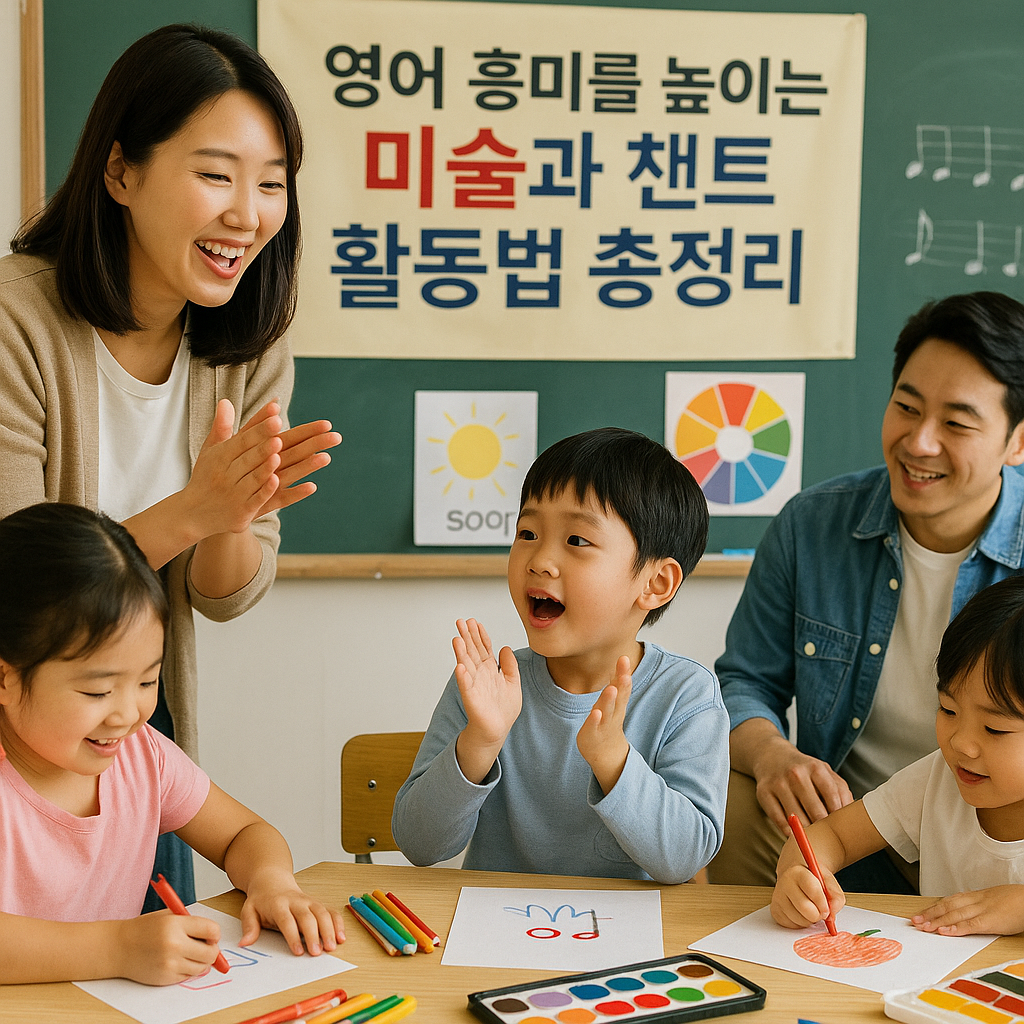 영어 흥미를 높이는 미술과 챈트 활동법 총정리