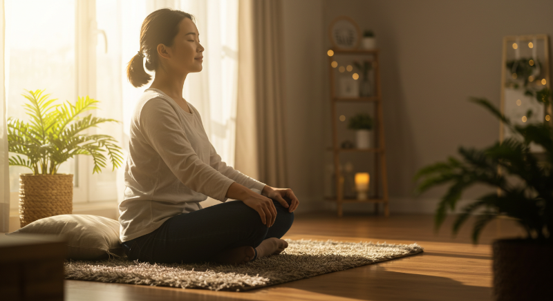 스트레스를 줄이기 위한 명상