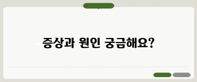 골반염 증상과 원인 치료법