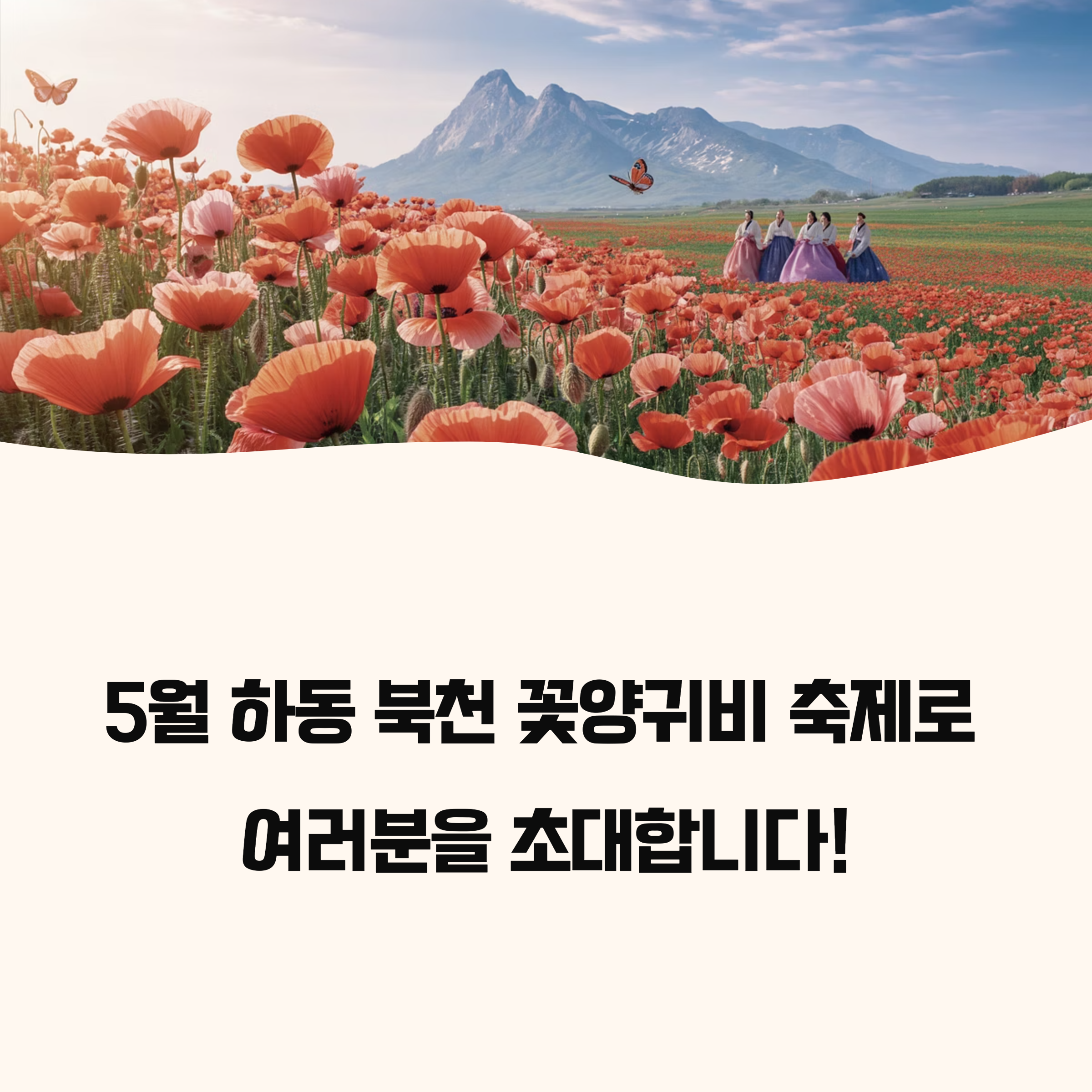 하동 북천 꽃양귀비 축제