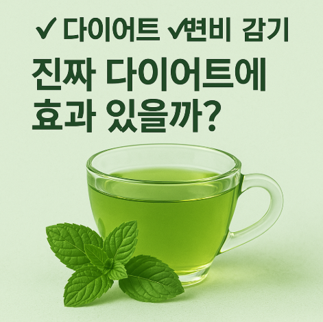 페퍼민트차-효능-부작용-다이어트-변비-감기-카페인