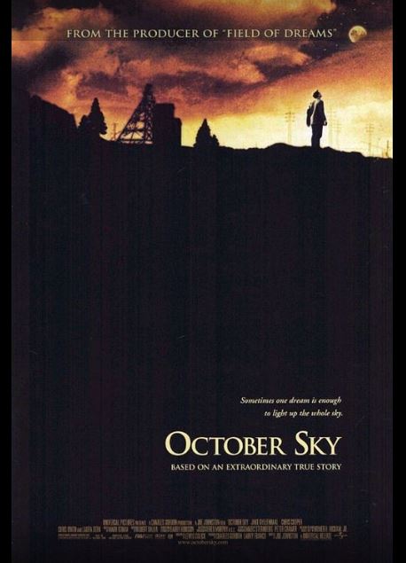 영화 옥토버 스카이 포스터.